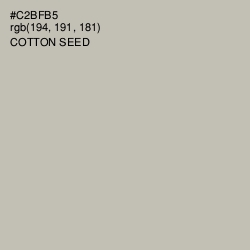 #C2BFB5 - Cotton Seed Color Image